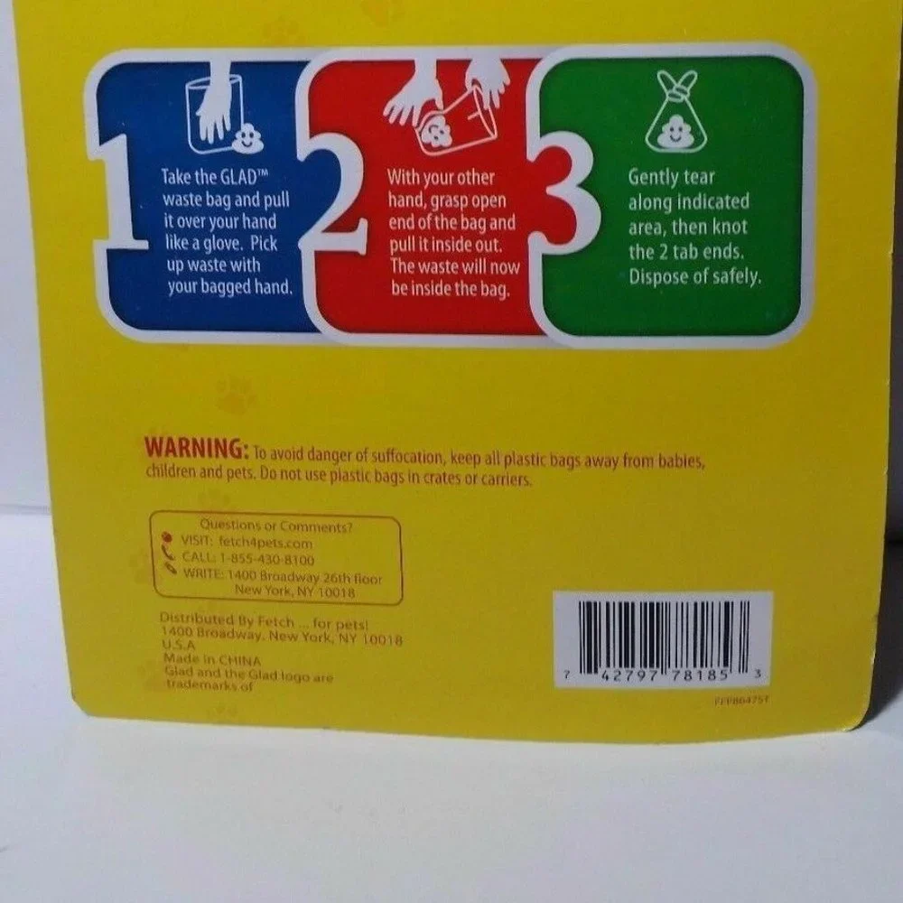 Glad for Pets Waste Bag Dispenser Unscented